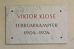 Viktor Klose - Gedenktafel