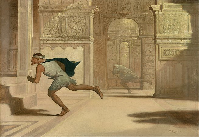 William Rimmer, Flight and Pursuit, 1872