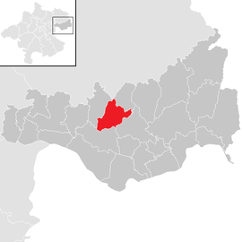 Poloha obce Windhaag bei Perg v okrese Perg (klikacia mapa)
