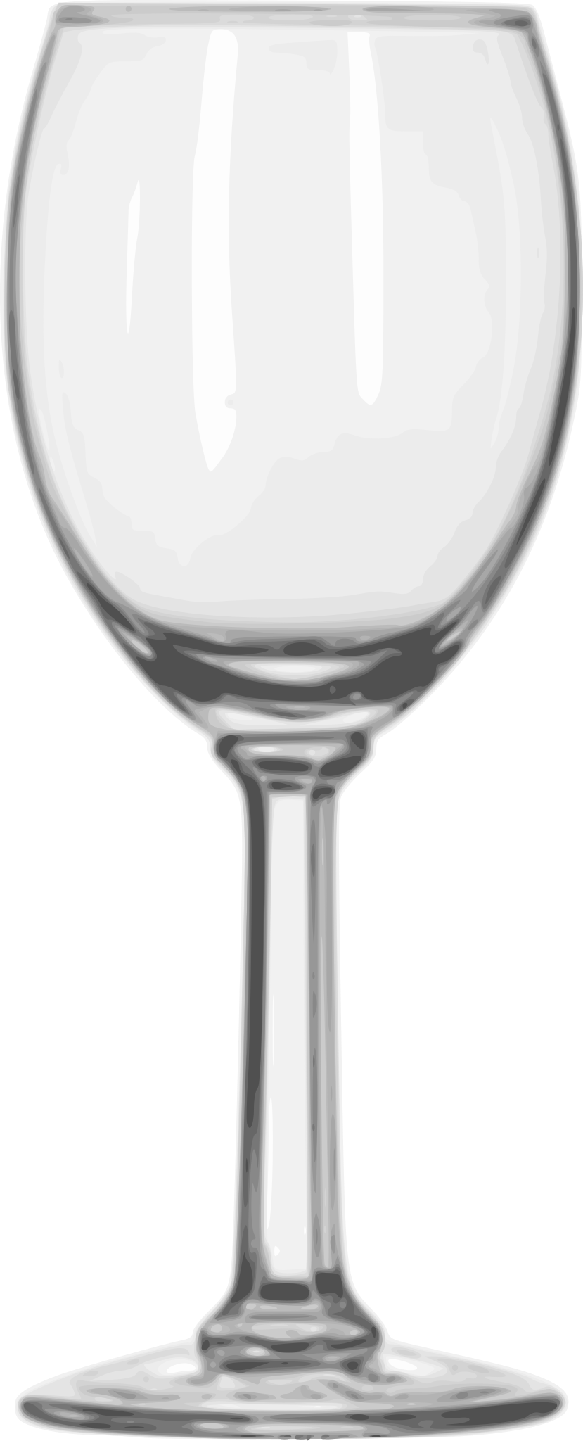 transparent drinking glass