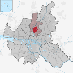 Stadsdelen Winterhude i stadsdelsområdet Hamburg-Nord.