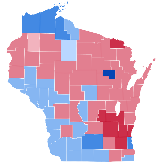 Wisconsin Presidential Election Results 2004.svg