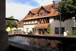 The town hall in Lottstetten