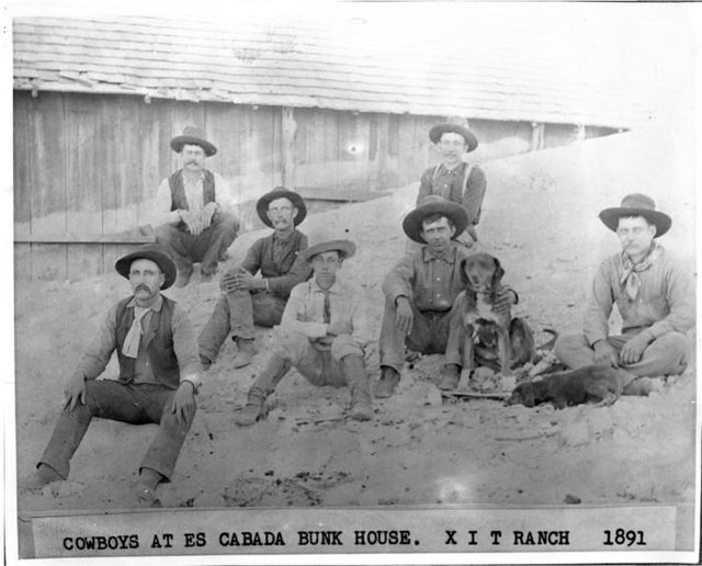 Cowboys at the XIT Ranch in 1891