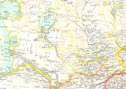 1902년부터 1903년 사이 히바 지역 지도