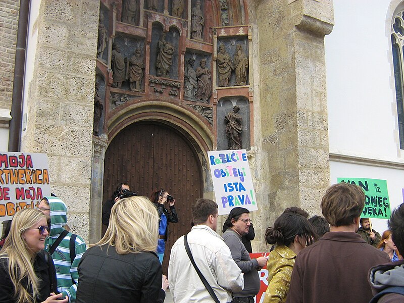 File:Zagreb Marriage Equality march.JPG