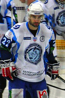 Zbyněk Irgl Czech ice hockey player