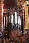 Saint-Caprais Cathedral - Choir organ - Agen, Lot-et-Garonne, France.