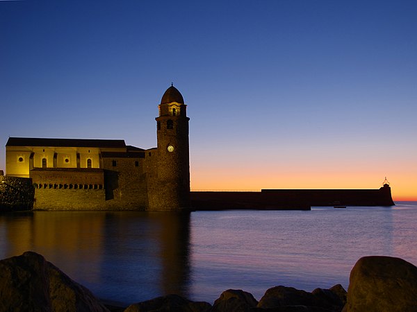 Church of Notre-Dame-des-Anges at Collioure, by Fildefer