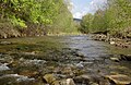 * Nomination Żabniczanka river in Żabnica, Poland. By User:Przykuta --Mechanik rowerowy 17:33, 8 December 2023 (UTC) * Decline  Oppose Beautiful scene but lack of DOF, only stones in foreground are really sharp. --Plozessor 06:29, 10 December 2023 (UTC)