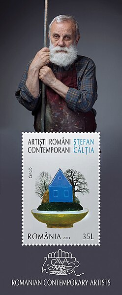 File:Ștefan Câlția 2023 stamp of Romania.jpg