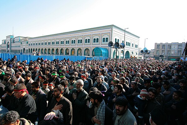 Muharram mourning procession in Iran