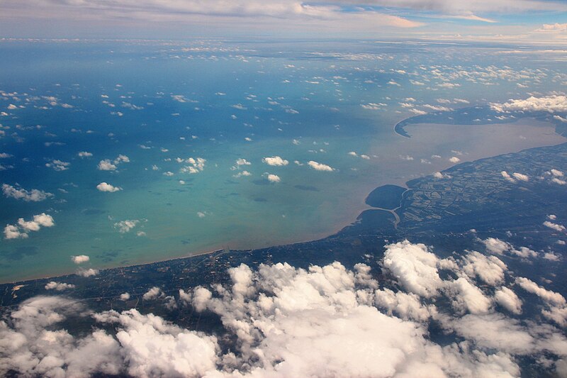 File:006 Nakhon Si Thammarat province in Thailand - Talumphuk Cape and Gulf of Thailand aerial view - Creative Commons.jpg