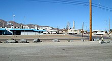 The Mosaic Company chemical plant processes brines from Searles Dry Lake to make such products as trona 01-2007-Trona-CA-01.jpg