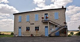 The town hall in Gaudonville