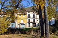 Vista parcial (oriental) del caserío de Libros (Teruel), desde la ribera izquierda del Turia.