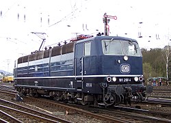 egy DB 181 sorozatú villamos mozdony