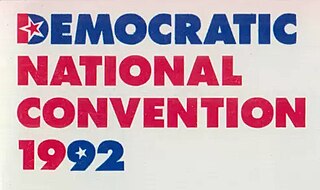 <span class="mw-page-title-main">1992 Democratic National Convention</span> Political convention