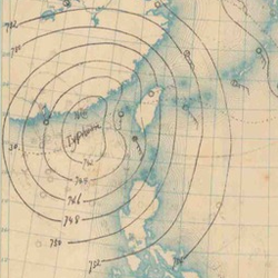 1922年8月2日的天氣圖