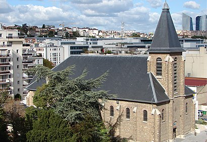 Comment aller à Église du Cœur-Immaculé-De-Marie en transport en commun - A propos de cet endroit