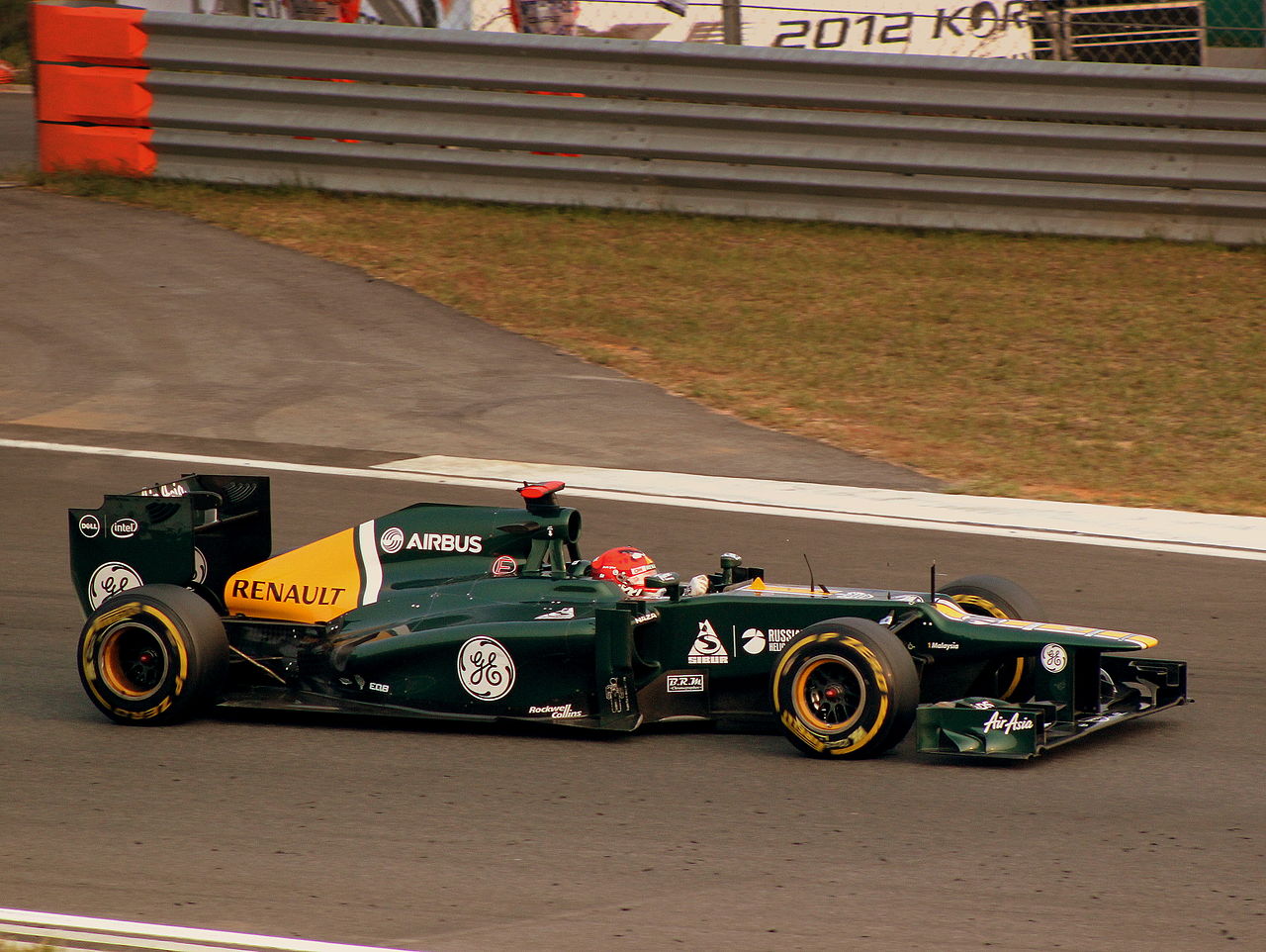 Image of 2012 CATERHAM RENAULT AT THE YEONGAM GRAND PRIX SOUTH KOREA OCT (8214051582)