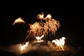 New year Fireworks in Belfort, 1 January 2014