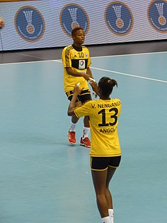 Vilma Nenganga Angolan handball player