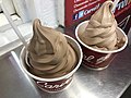 2019-05-03 22 07 55 Two large servings of chocolate soft-serve ice cream from Carvel in Arlington County, Virginia.jpg