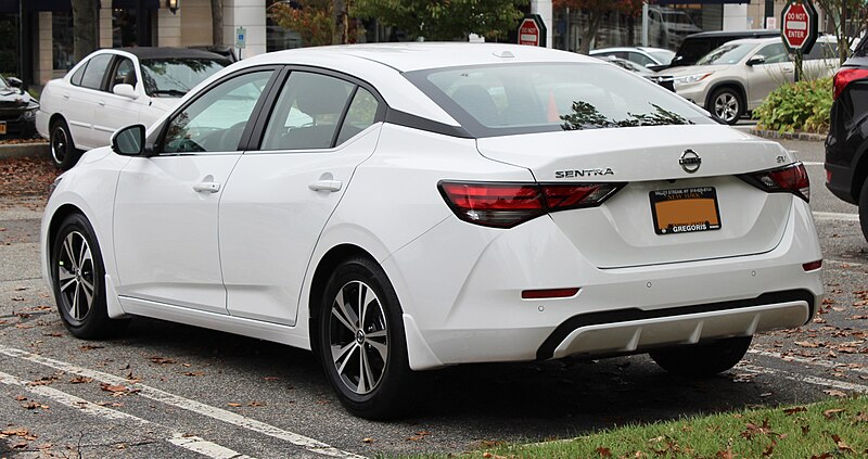 File:2020 Nissan Sentra SV, rear 10.22.20.jpg