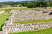 A view of Cilurnum along Hadrian's Wall in the United Kingdom.