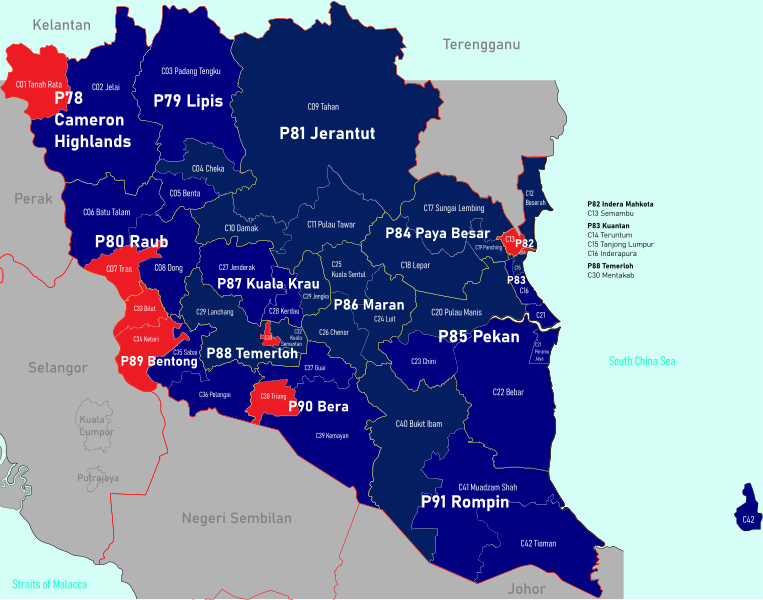 File:2022 Pahang DUN Election Results.svg