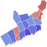 2022 United States House of Representatives Election in Connecticut's 4th Congressional District, results shaded by municipality.svg