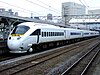 Kyūshū Railway Company 885 Series Shiroi Kamome at Nagasaki Station