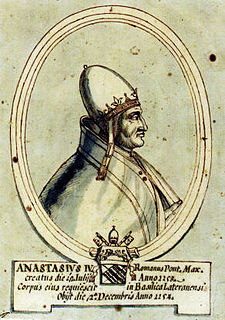 Pope Anastasius IV pope