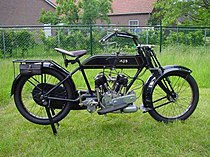 Britse AJS Model D uit 1920