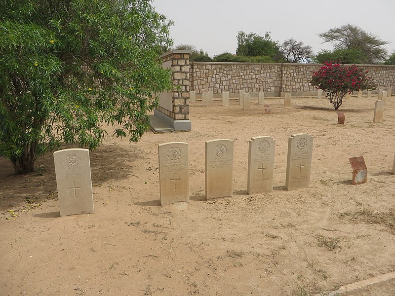 File:ASC Leiden - van de Bruinhorst Collection - Somaliland 2019 - 4515 - Hargeysa War Cemetery with marble headstones for military officers and privates.jpg