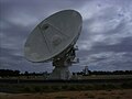 One of the five main dishes at the Australia Telescope Compact Array.