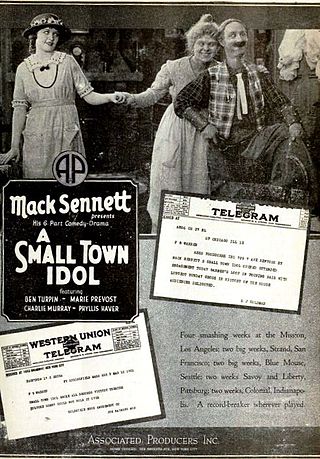 <i>A Small Town Idol</i> 1921 film