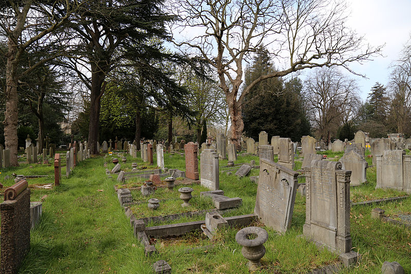 File:Across gravestones at City of London Cemetery and Crematorium 01.jpg