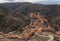Vy över Albarracín