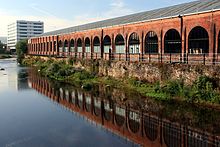 Albion Works 2013 Albion Works reflection (geograph 3669975).jpg