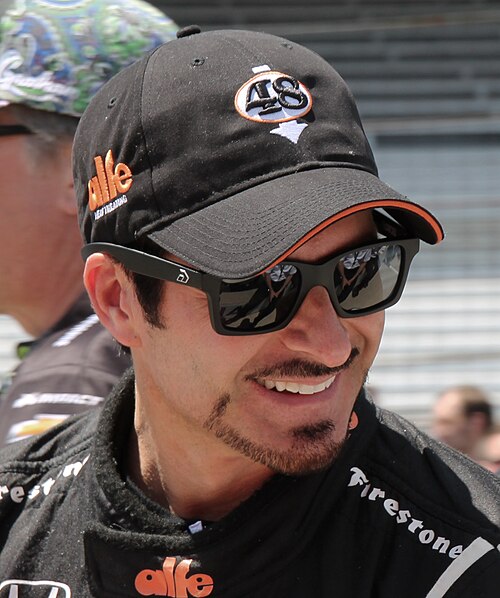 Alex Tagliani (pictured in 2015) won the first pole position of his career.