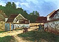 Dörpssjtraot in Marlotte (1866) Alfred Sisley