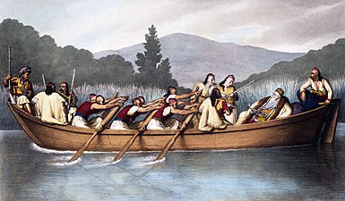 Louis Dupré (1789–1837): Ali Pasha of Janina Hunting on Lake Butrinto, 1825.
