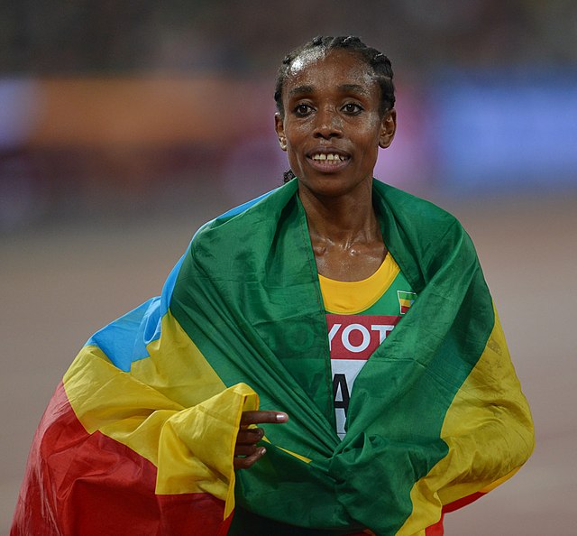 Almaz at the 2015 World Championships in Athletics in Beijing