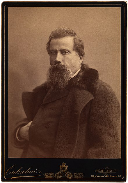 Amilcare Ponchielli, the composer, c. 1870s