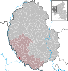 Ammeldingen - Carte