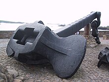 Stockless anchor of the Amoco Cadiz in Portsall, north-west Brittany, France Amoco Cadiz anchor.jpg