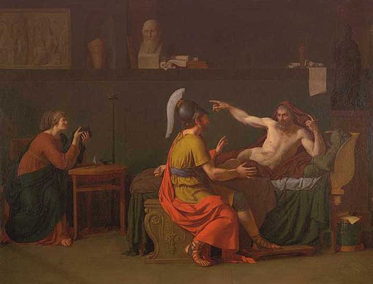 Anaxagoras and Pericles by Augustin-Louis Belle (1757–1841)