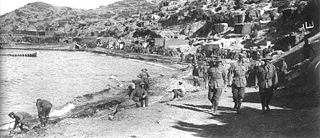 ANZAC Cove cove on the Gallipoli peninsula in Turkey